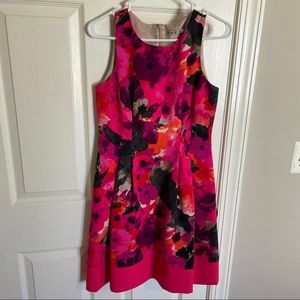 Eliza J Floral Garden Party Dress
